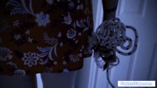 Lovers punish their bratty step daughter