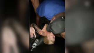 Gang Bang at adult theater