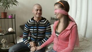 hot russian 18 lets her bf creampies her booty