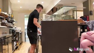 Silvia Soprano gets seduced by a vulgar waiter