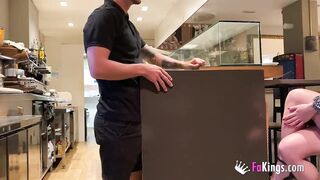 Silvia Soprano gets seduced by a vulgar waiter