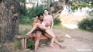 CHICAS LOCA - Hottie Francesca Di Caprio Ride big black dick On A Tree