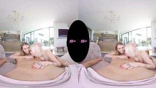 18VR Step Sisters Adele And Marilyn Seduce And Pounded Their Step Uncle