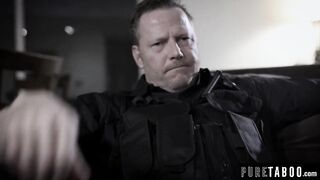 Crazy cop teaches 18 year old Lesson(Adria Rae and Tiffany Watson)
