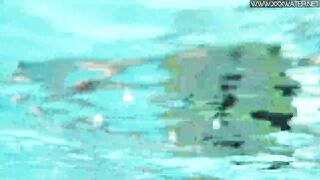 Minnie Manga fucks and blows long dick underwater