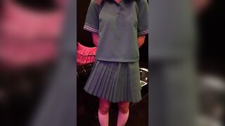 Japanese idol [Mayuka] sailor school uniform part1, bj.