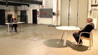 Blonde lover give a beautiful soak workout