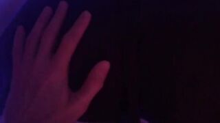 Eating asshole of lady into skirt