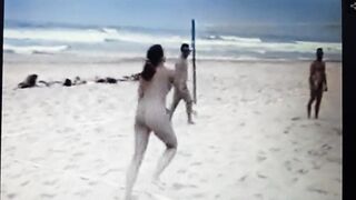 Naked Volleyball ( slow motion)