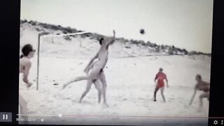 Naked Volleyball ( slow motion)