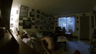 Fiance sets up web cam to showoff her next door mistress