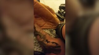 Tattooed lady loves his huge penis