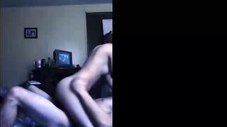Boyfriend Trashes Parents Room and Fucks