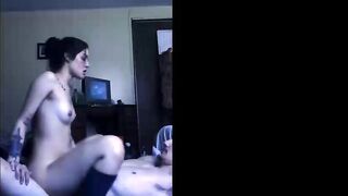 Boyfriend Trashes Parents Room and Fucks