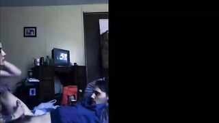 Boyfriend Trashes Parents Room and Fucks