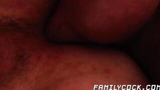 Stepson Myott Hunter rimmed and fucked by hunk Derek Allen