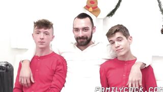 Tempting twink Levi Rhodes shoots out cum after preparing for their photoshoot