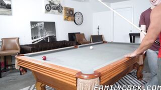 My cute stepson Troye Jacobs gave me a pool table so I gave him my yummy cum