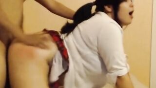 Chunky Schoolgirl Gets Pounded Hard