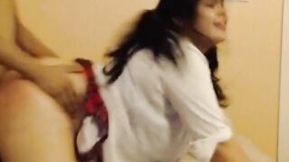 Chunky Schoolgirl Gets Pounded Hard