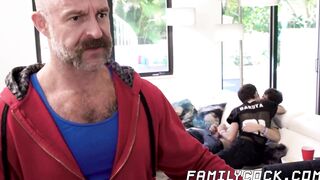 My dad enjoys watching me as I destroy my friend Dakota Lovells ass