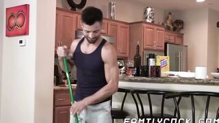 Stepgrandpa Lance Charger is allured to my well toned muscles that lead him to fuck m