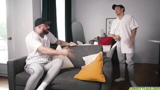 Ethan Chase rides Crush Daddys big cock