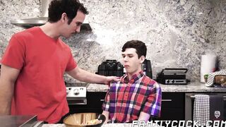 I inject my massive cock in Dakota Lovells mouth after I put my fingers in his mouth