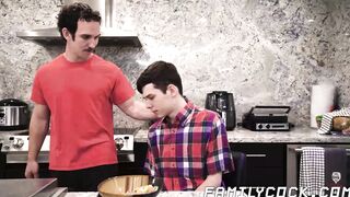 I inject my massive cock in Dakota Lovells mouth after I put my fingers in his mouth