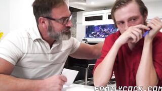 My lustful stepdaddy Kristofer Weston injects his girthy shaft into my ass
