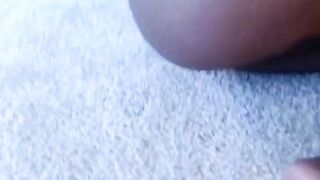 Black Beauty with Big Natural Tits Pleases Her Man