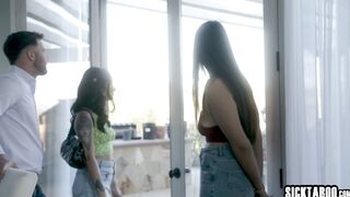 Asian and Bella Rolland getting fucked
