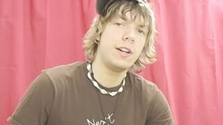 Interviewed young twink Chris Martinson masturbates and cums