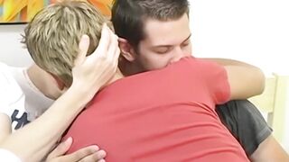 Pale Devin Becker anal fucked by blond Latino Sky Sylvanus