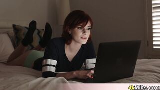 Beautiful ginger MILF queen Ava fucked