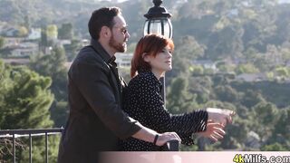 Beautiful ginger MILF queen Ava fucked