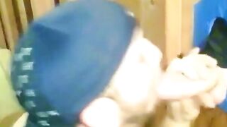 Amateur Glory Hole Blowjob with Big Cock Cumshots