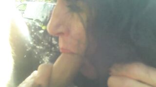 MONICA exhibited and fucked by voyeurs in a public park