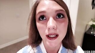 Stepdaughter Fight For A Creampie