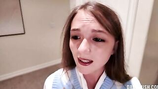 Stepdaughter Fight For A Creampie