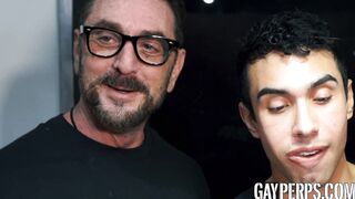 Aroused guards Evan West and Vince Parker savagely tagged team perp Jax throbbing ass