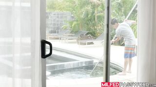 Naughty MILF Alexis Fawx sits on my handsome face before sucking my fat cock