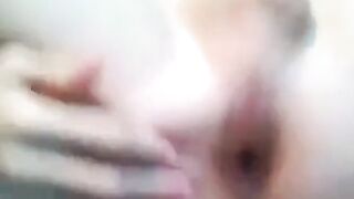 Emo Twink Rides Hairbrush for Intense Solo Orgasm