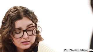 STepmom explains stepdaughter what a strap on is