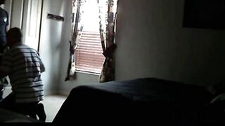 Latin Handyman Sucks Amateur Dick