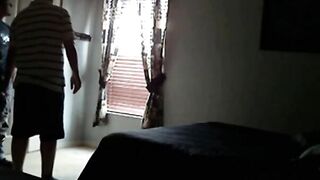 Latin Handyman Sucks Amateur Dick