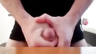 Twink Handjob: Massive Cum Load!