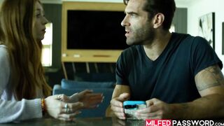 My horny stepmom Charlie Forde helped my cock experience cumshot