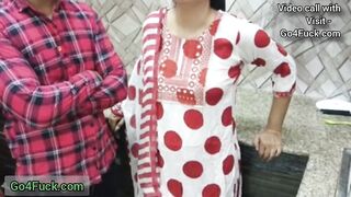 Indian second mother With Son's Friend In Kitchen Sex
