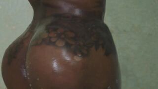 Cute delivery rider Ricky Spanish delivers oozing cum into my ebony cunt